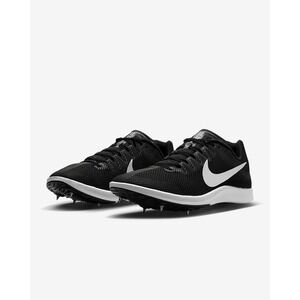 Nike Zoom Rival Track & Field Distance Spikes DC8725-001 Black Silver Men's 11.5